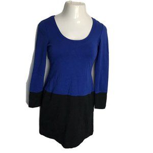 Banana Republic Dress ~ Sz 2 ~ Blue & Black